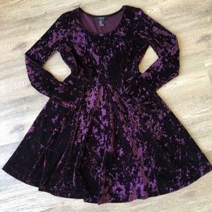Crushed Velvet Party Dress